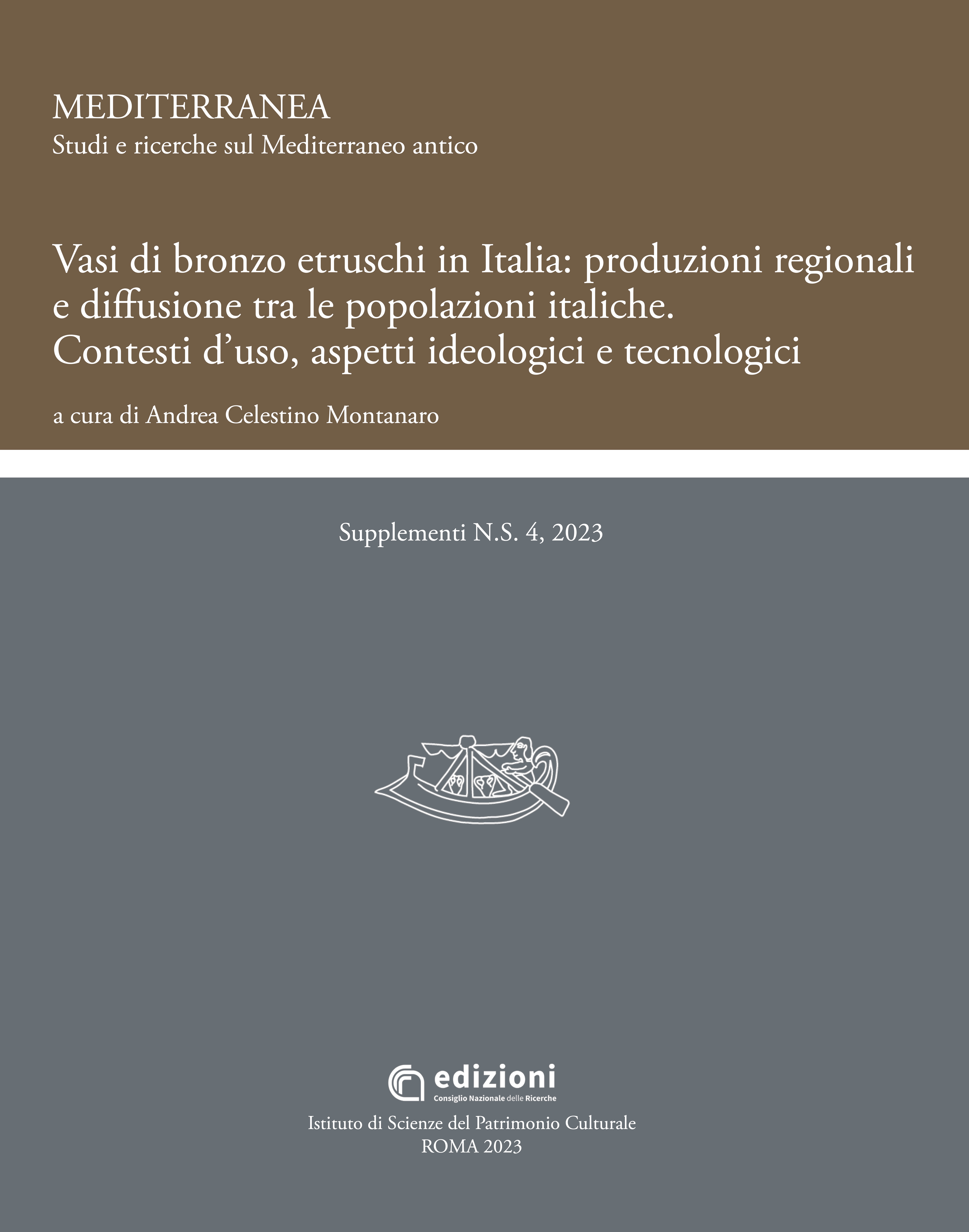 Cover volume Vasi di bronzo etruschi in Italia: produzioni regionali e diffusione tra le popolazioni italiche 