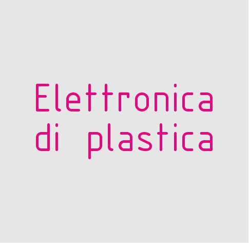 Logo Elettronica di plastica